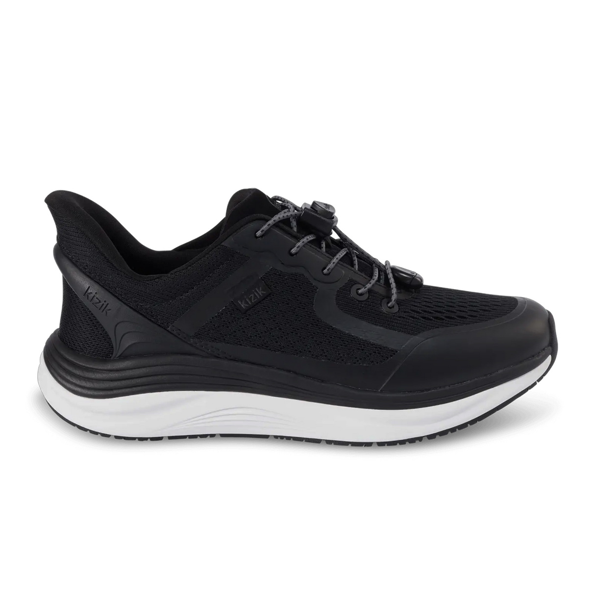 Kizik London Sneaker (Women) - Black Athletic - Casual - Lace Up - The Heel Shoe Fitters