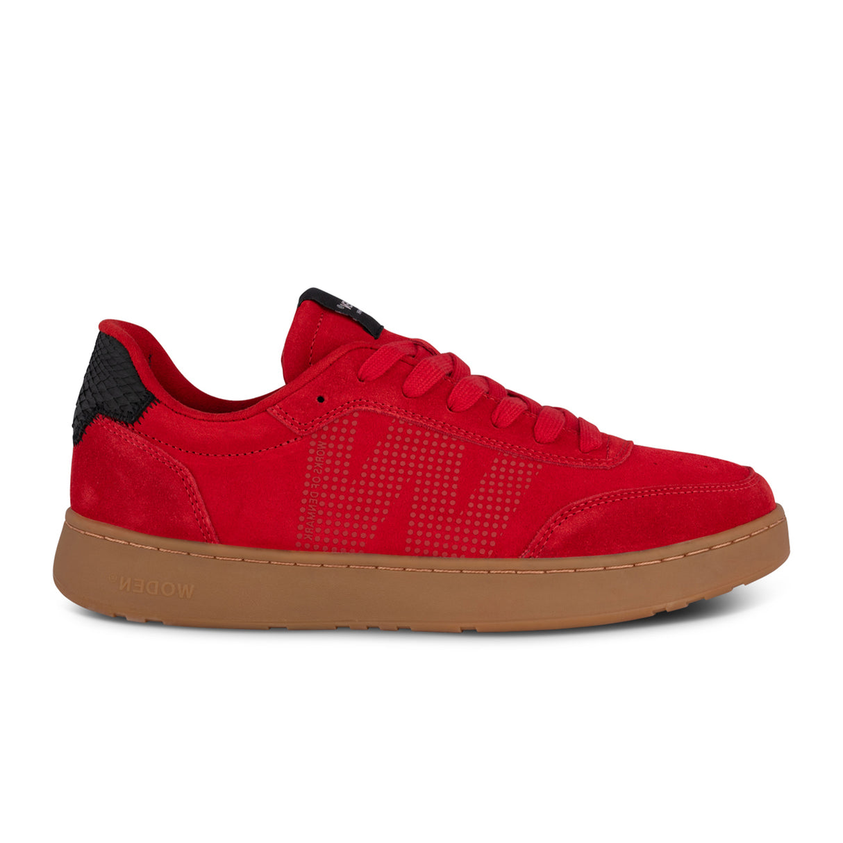 Woden Toke Sneaker (Men) - Fire Red Athletic - Casual - Lace Up - The Heel Shoe Fitters