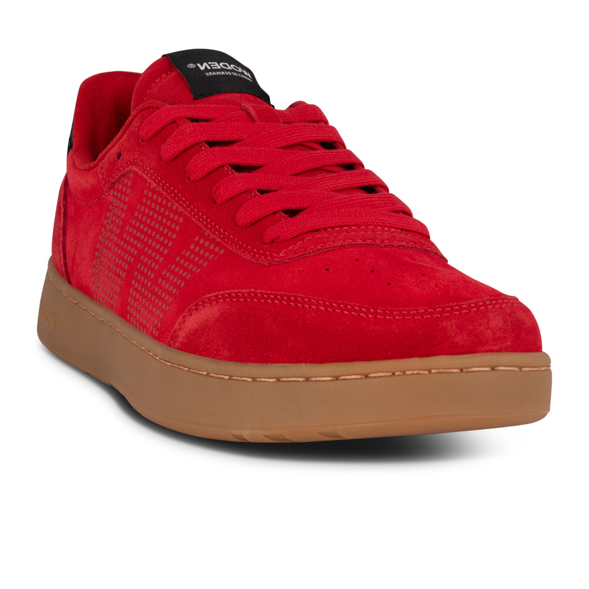 Woden Toke Sneaker (Men) - Fire Red Athletic - Casual - Lace Up - The Heel Shoe Fitters