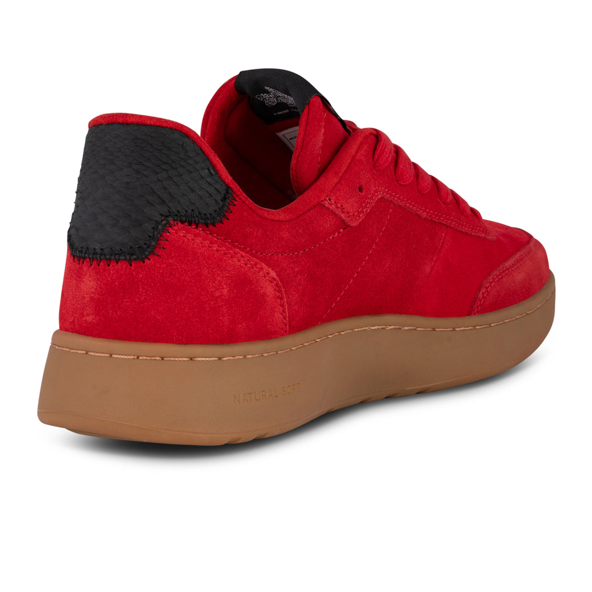 Woden Toke Sneaker (Men) - Fire Red Athletic - Casual - Lace Up - The Heel Shoe Fitters
