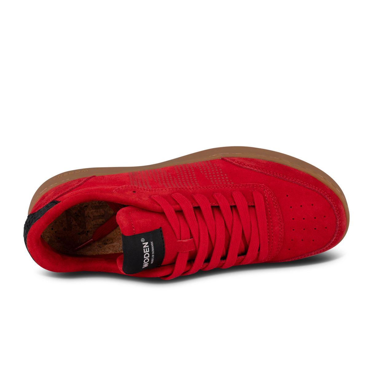 Woden Toke Sneaker (Men) - Fire Red Athletic - Casual - Lace Up - The Heel Shoe Fitters