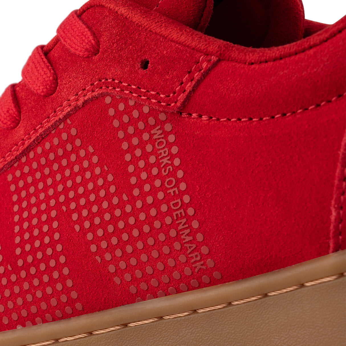 Woden Toke Sneaker (Men) - Fire Red Athletic - Casual - Lace Up - The Heel Shoe Fitters