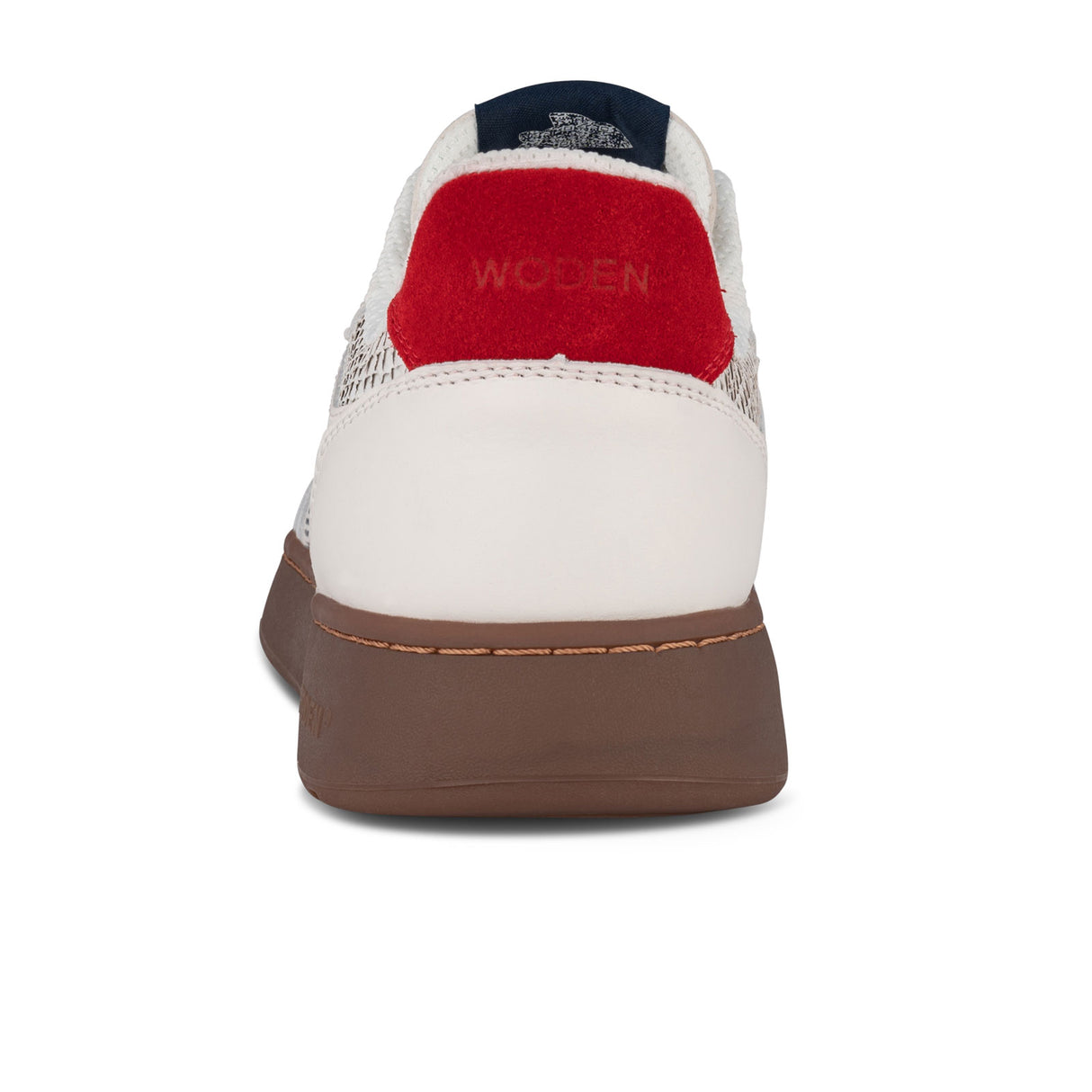 Woden Frode Sneaker (Men) - Fire Red/Navy Leather Athletic - Casual - Lace Up - The Heel Shoe Fitters