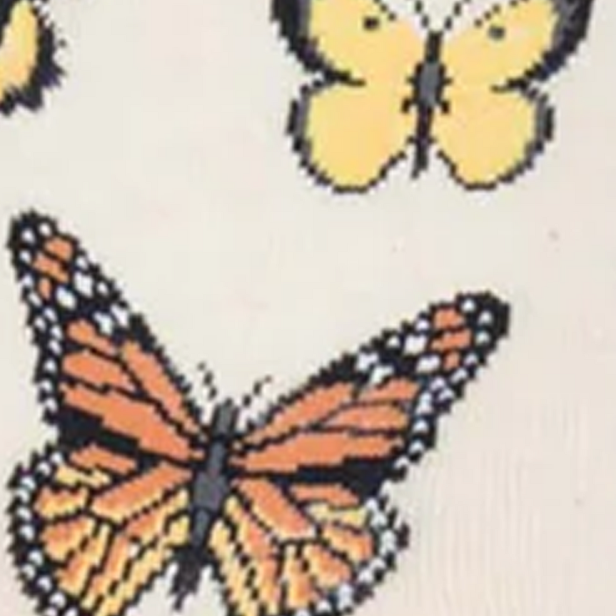 SockSmith Majestic Butterflies Crew Sock (Women) - Ivory Heather Accessories - Socks - Lifestyle - The Heel Shoe Fitters