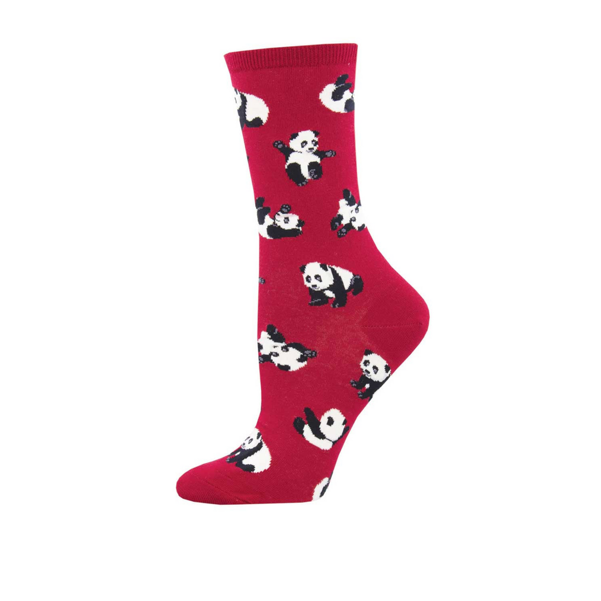 SockSmith Cuddle Puddle Crew Sock (Women) - Red