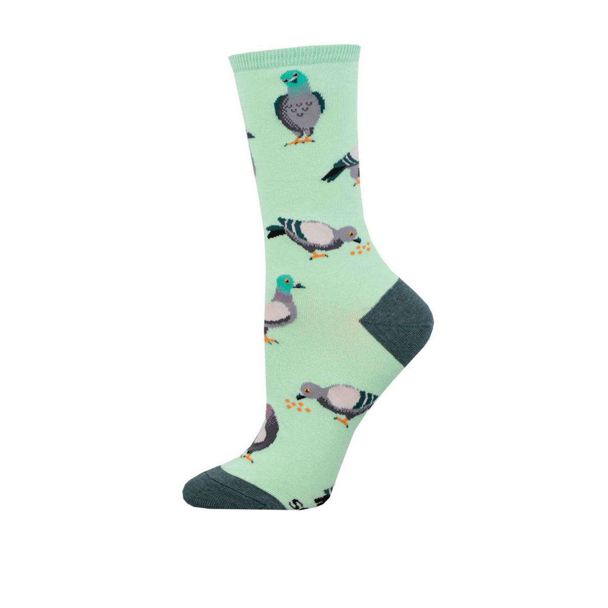 SockSmith Pigeon Crew Sock (Women) - Mint
