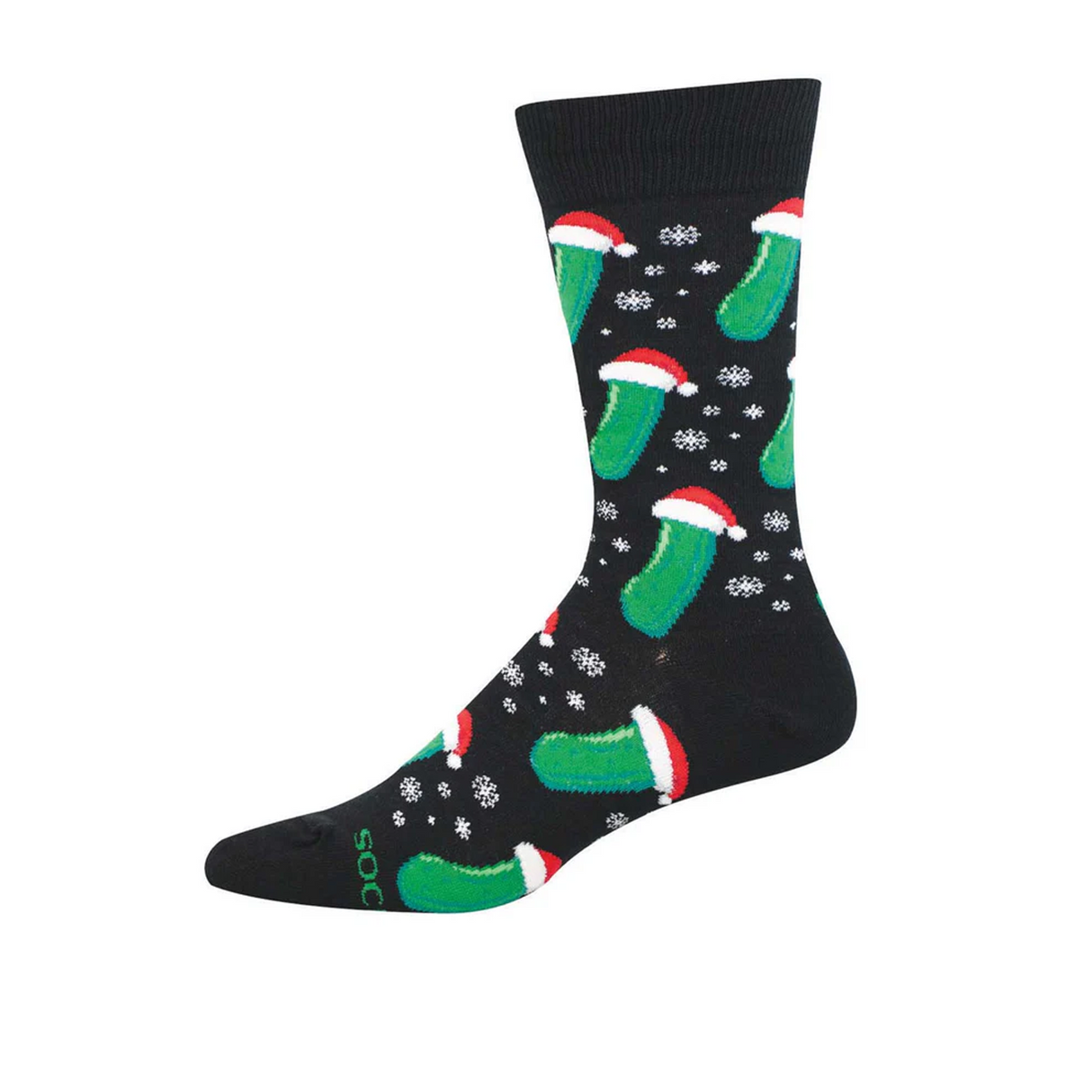 SockSmith Christmas Pickle Crew Sock (Men) - Black Accessories - Socks - Lifestyle - The Heel Shoe Fitters
