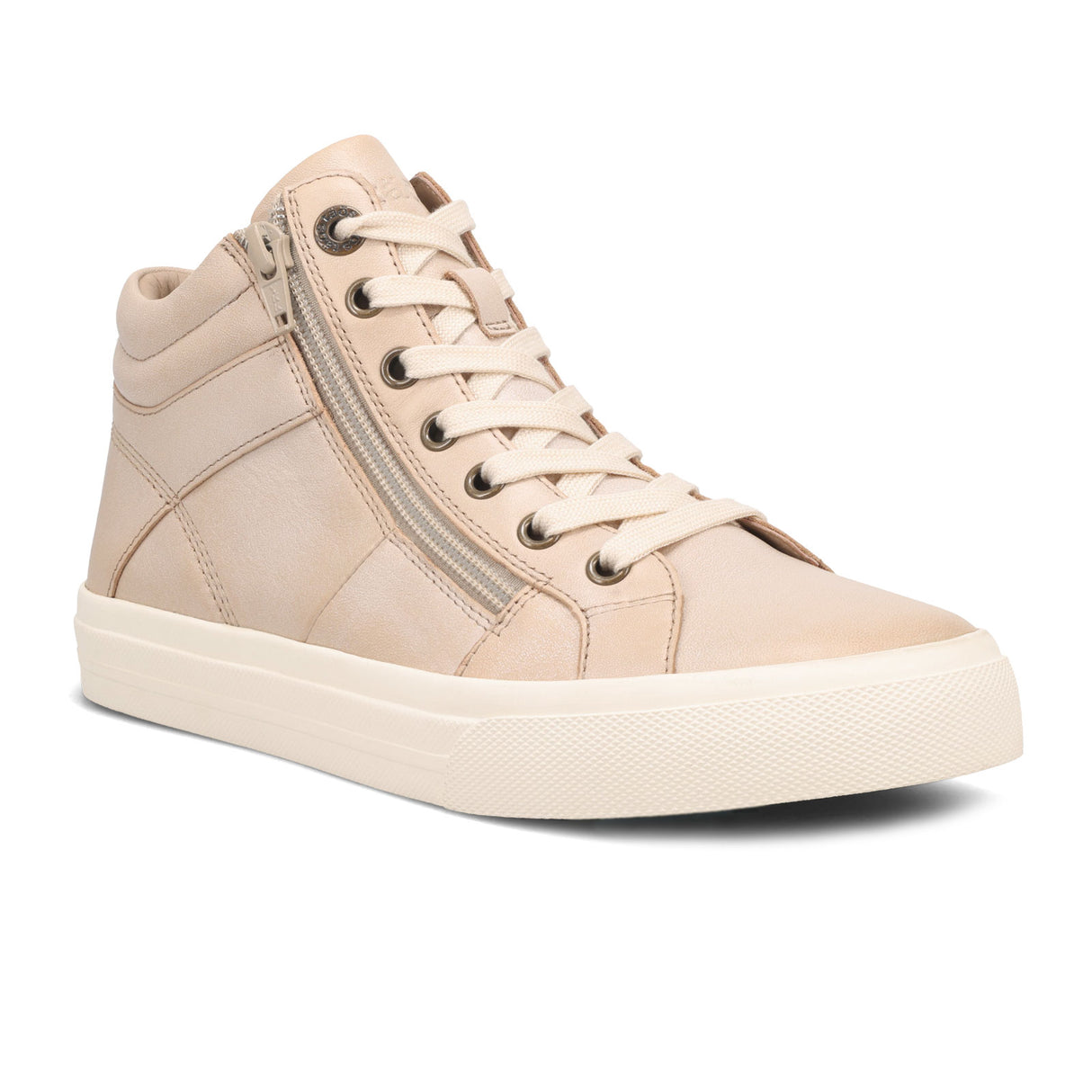 Taos Winner Mid Top Sneaker (Women) - Oyster Athletic - Casual - Lace Up - The Heel Shoe Fitters