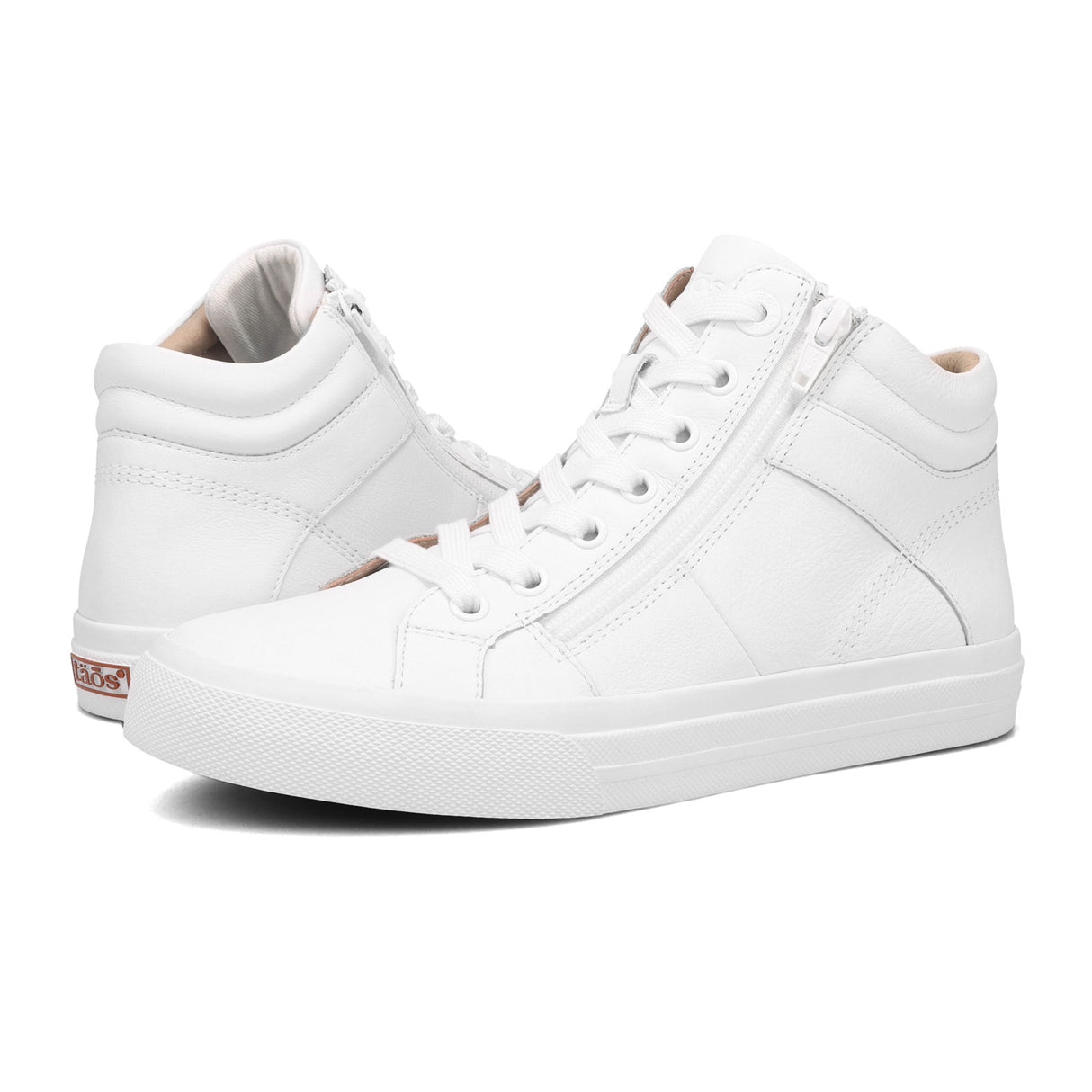 Taos Winner Mid Top Sneaker (Women) - White Athletic - Casual - Lace Up - The Heel Shoe Fitters