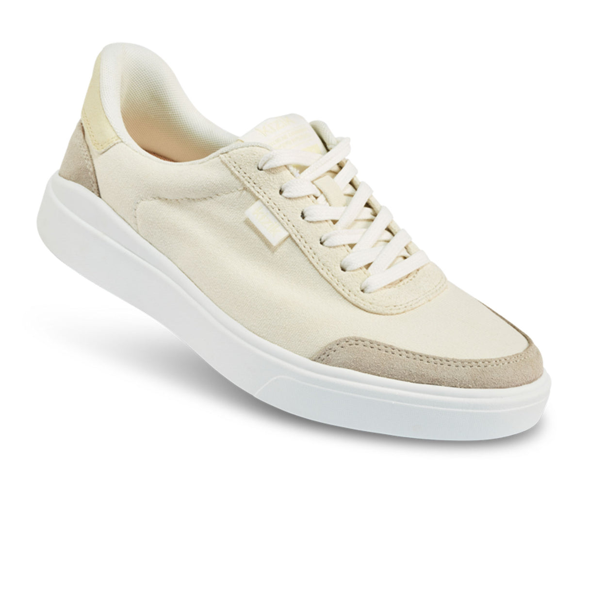 Kizik Prague 2 Sneaker (Women) - Pristine/Transparent Yellow Athletic - Casual - Lace Up - The Heel Shoe Fitters