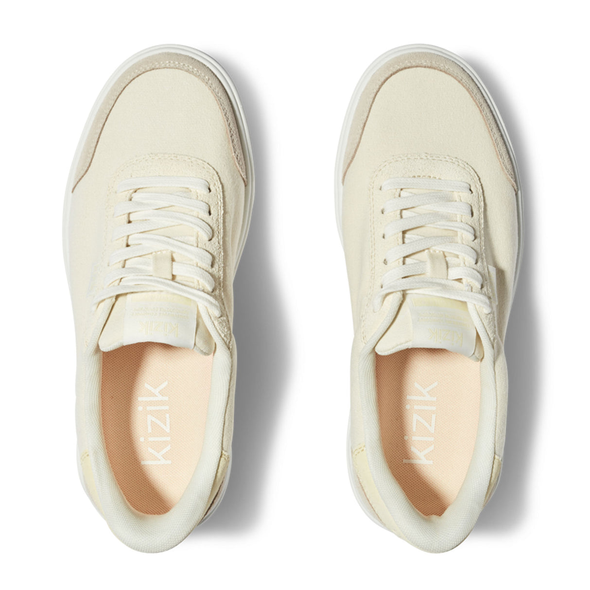 Kizik Prague 2 Sneaker (Women) - Pristine/Transparent Yellow Athletic - Casual - Lace Up - The Heel Shoe Fitters