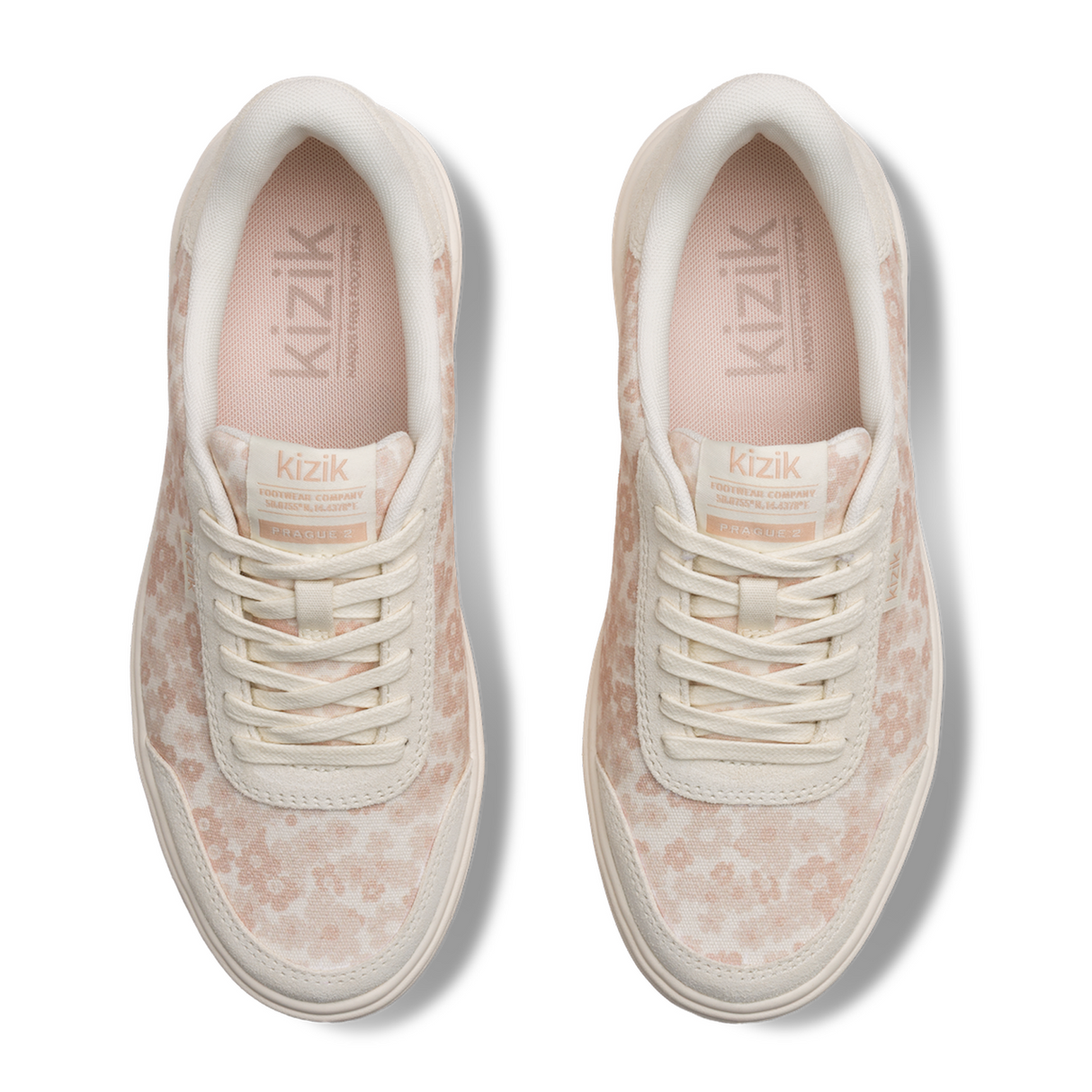 Kizik Prague 2 Sneaker (Women) - Floral Pristine Athletic - Casual - Lace Up - The Heel Shoe Fitters
