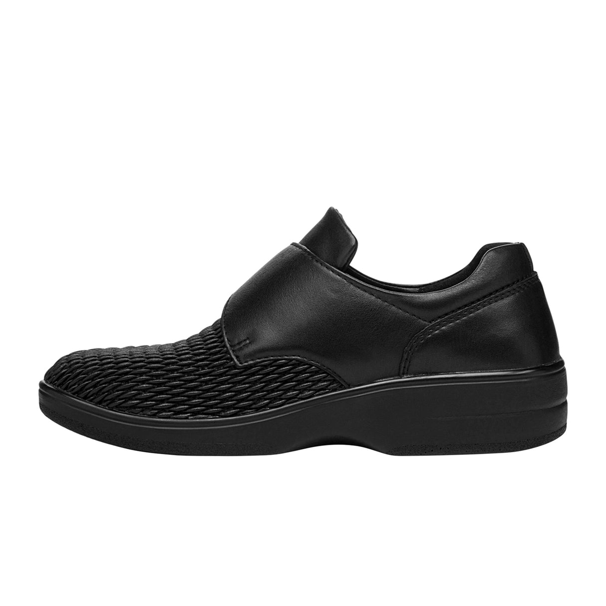 Propet Olivia Strap Loafer (Women) - Black Dress-Casual - Slip On - The Heel Shoe Fitters