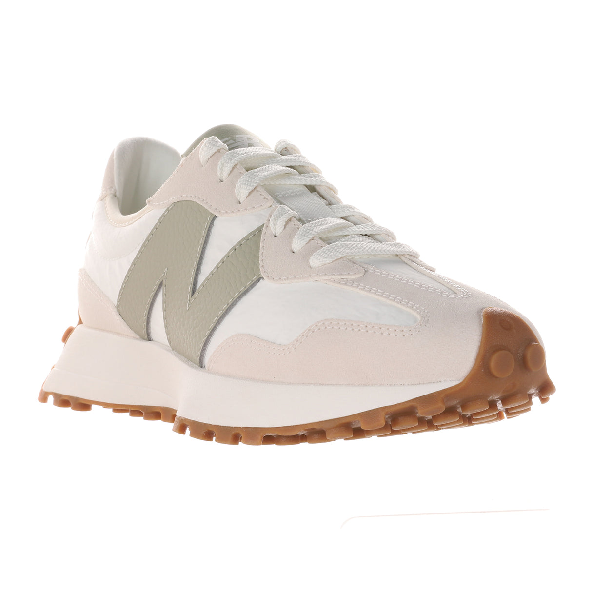New Balance 327 Running Shoe (Women) - Linen/Sea Salt/Olivine Athletic - Casual - Lace Up - The Heel Shoe Fitters
