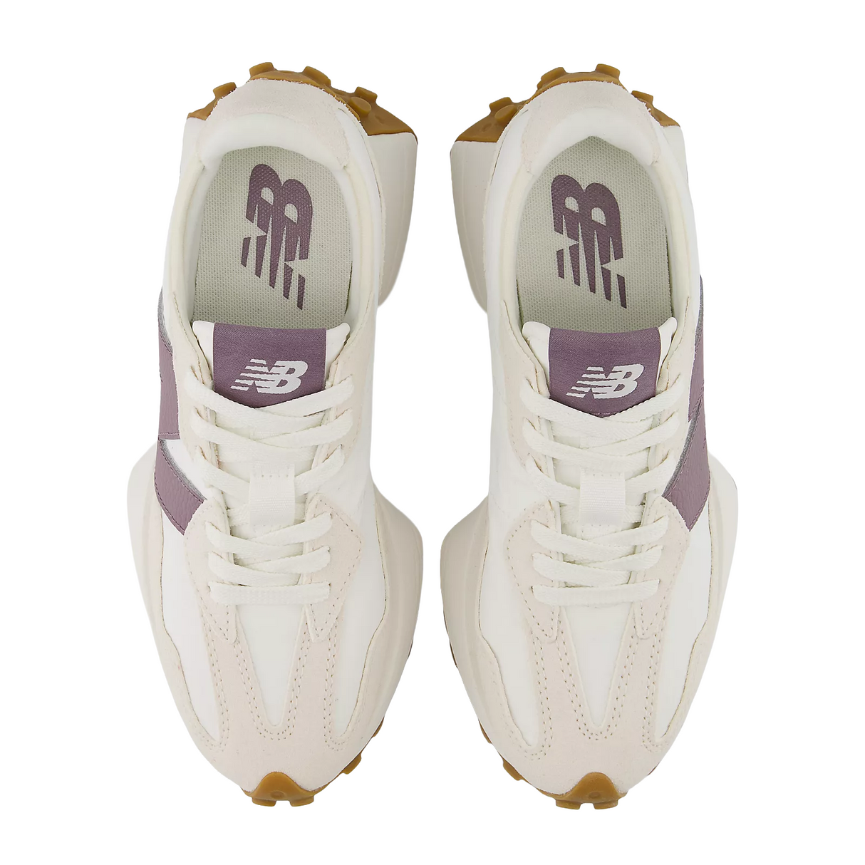 New Balance 327 Sneaker (Women) - Linen/Sea Salt/Dark Ice Wine