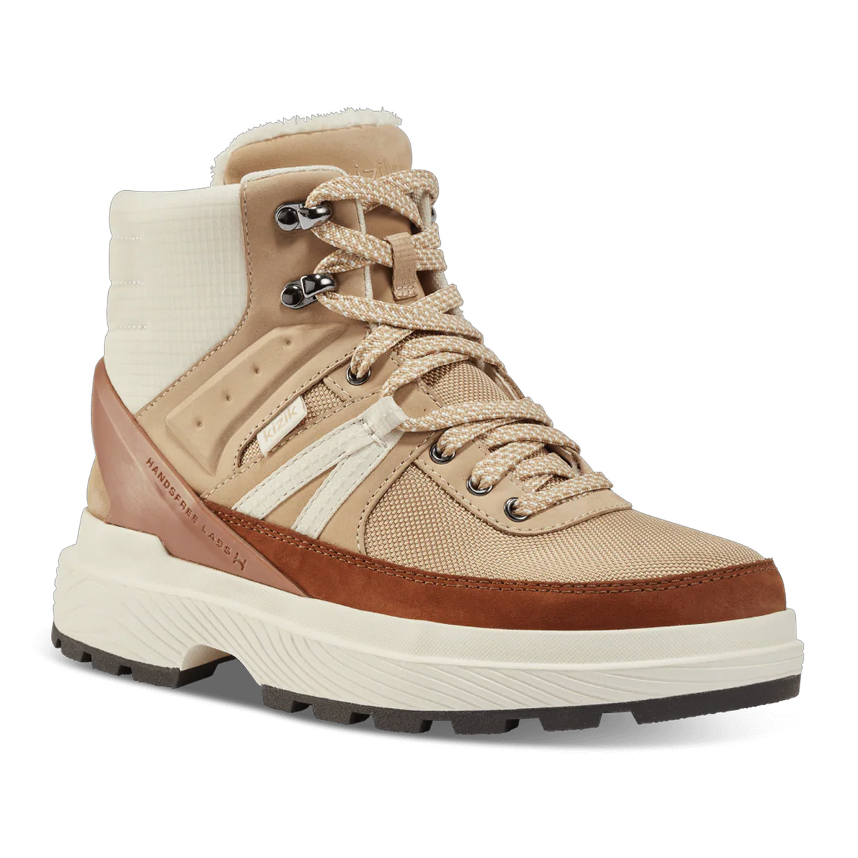 Kizik Sierra Boot (Women) - Latte Athletic - Casual - Lace Up - The Heel Shoe Fitters