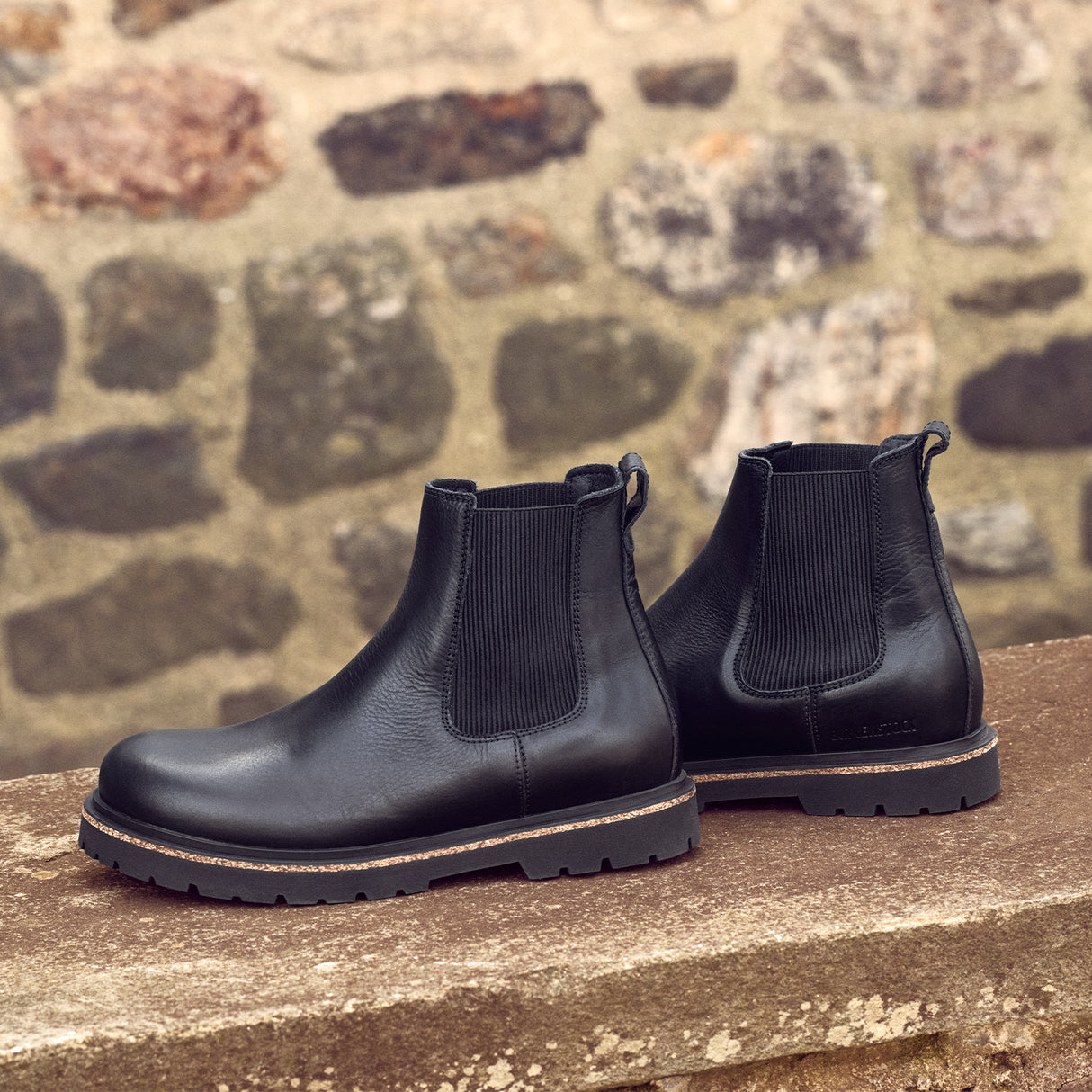 Birkenstock Highwood Chelsea Boot (Men) - Black Leather Boots - Casual - Low - The Heel Shoe Fitters