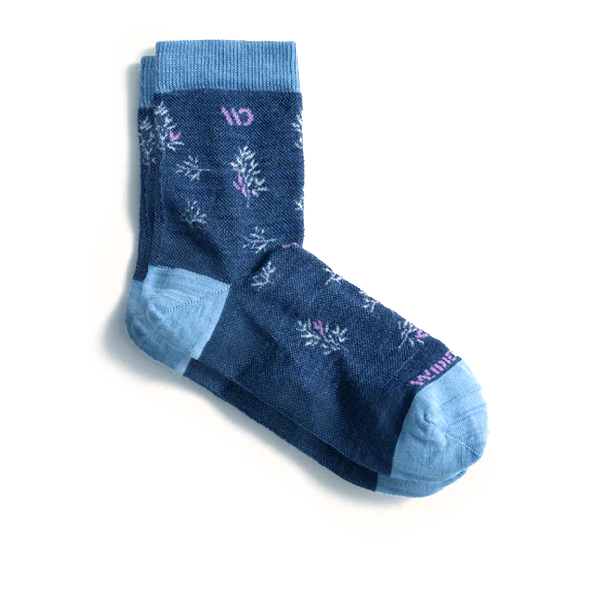 Wide Open Foliage Lightweight Crew Sock (Women) - Denim Accessories - Socks - Lifestyle - The Heel Shoe Fitters