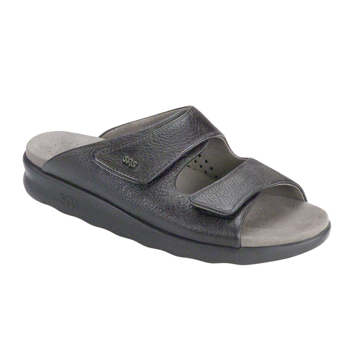 SAS Cozy Slide Sandal (Women) - Black Sandal - Slide - The Heel Shoe Fitters