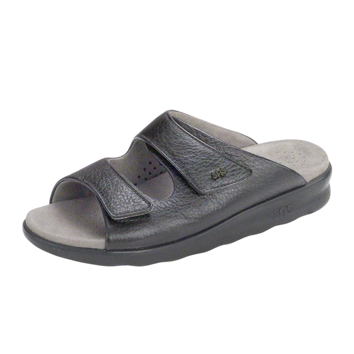 SAS Cozy Slide Sandal (Women) - Black Sandal - Slide - The Heel Shoe Fitters