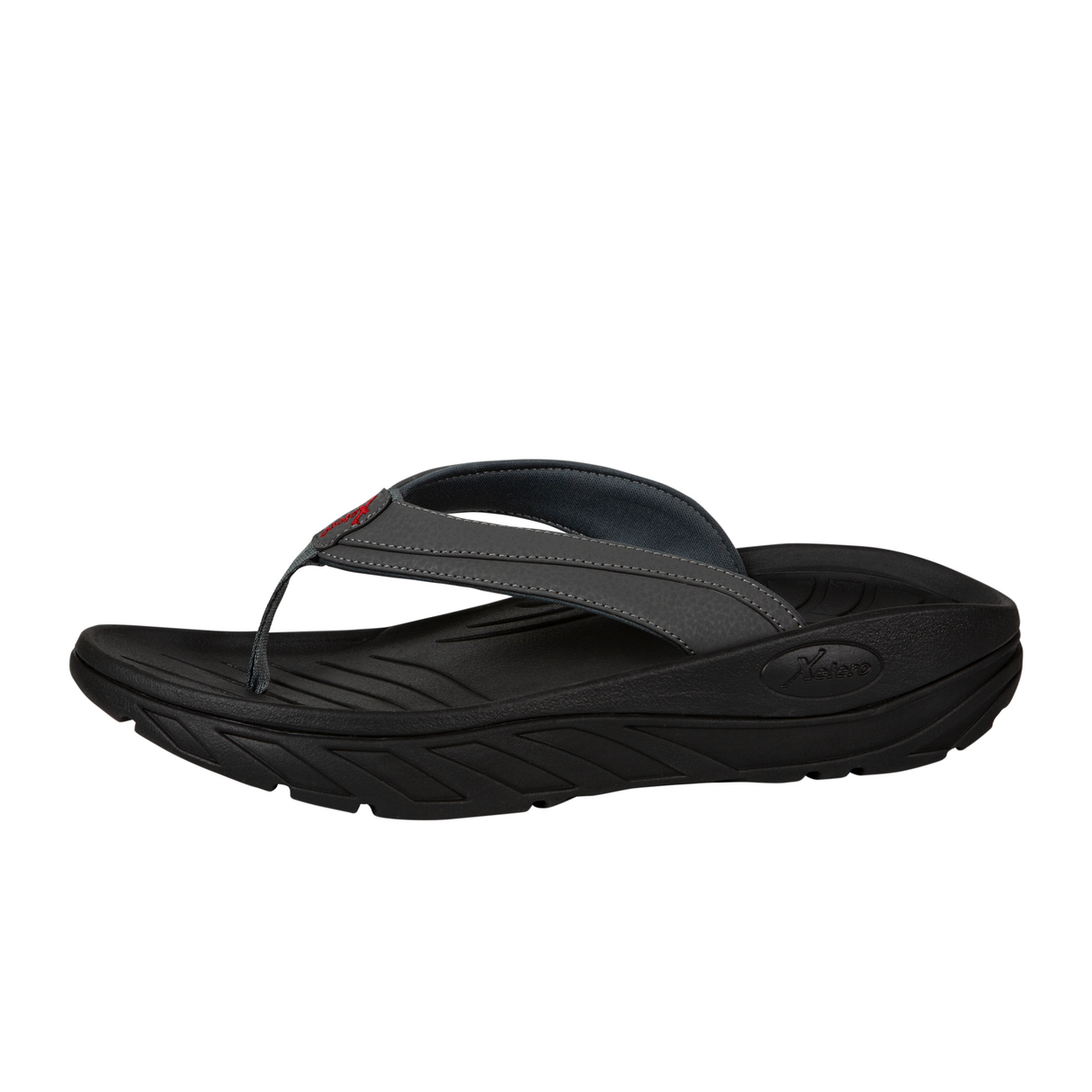 Xelero Tru Sandal (Men) - Charcoal Sandal - Thong - The Heel Shoe Fitters