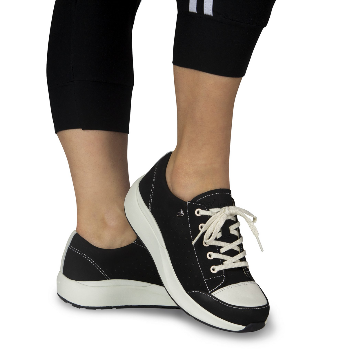 Xelero Heidi Walking Shoe (Women) - Black Ice Athletic - Casual - Lace Up - The Heel Shoe Fitters