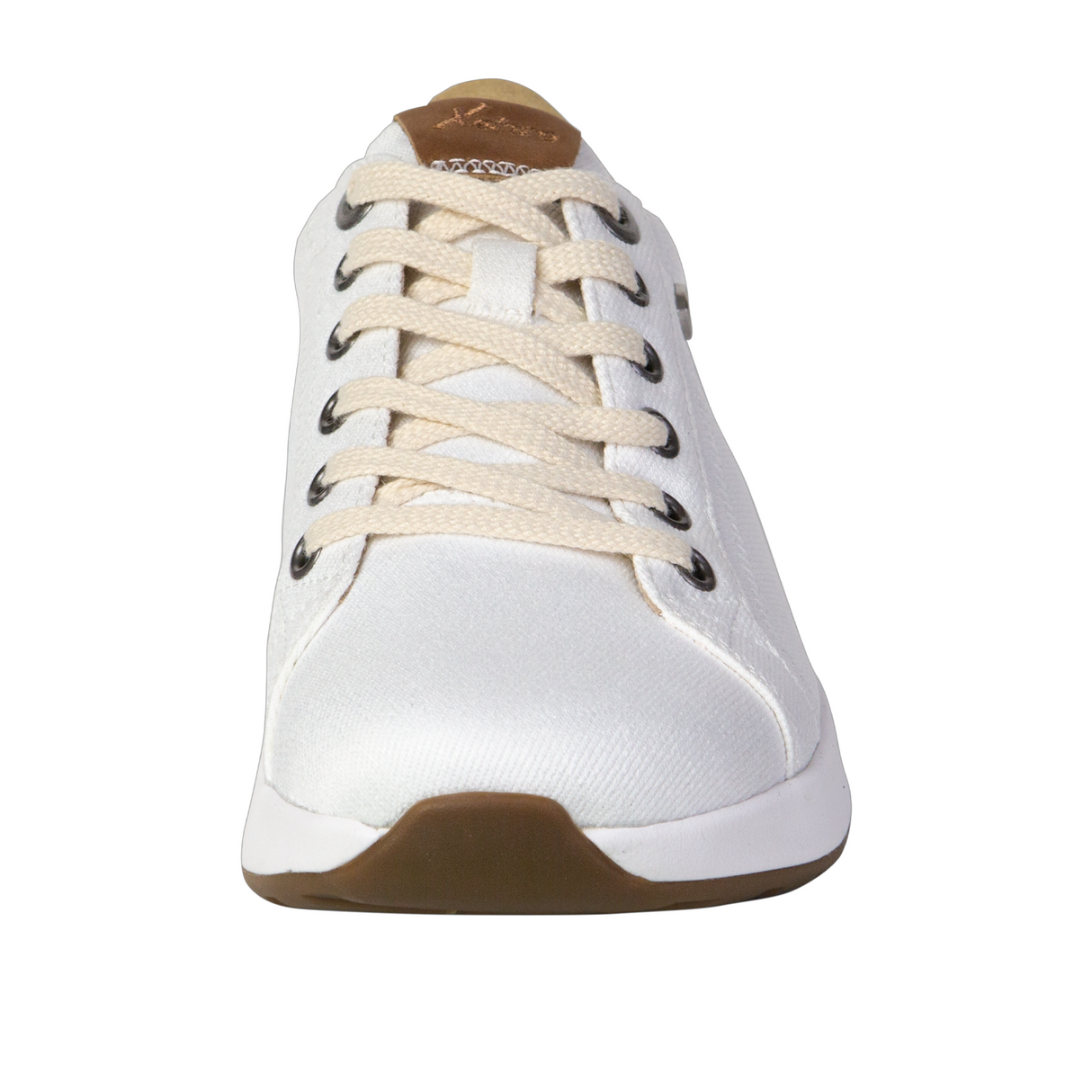 Xelero Heidi Walking Shoe (Women) - White Canvas Athletic - Casual - Lace Up - The Heel Shoe Fitters