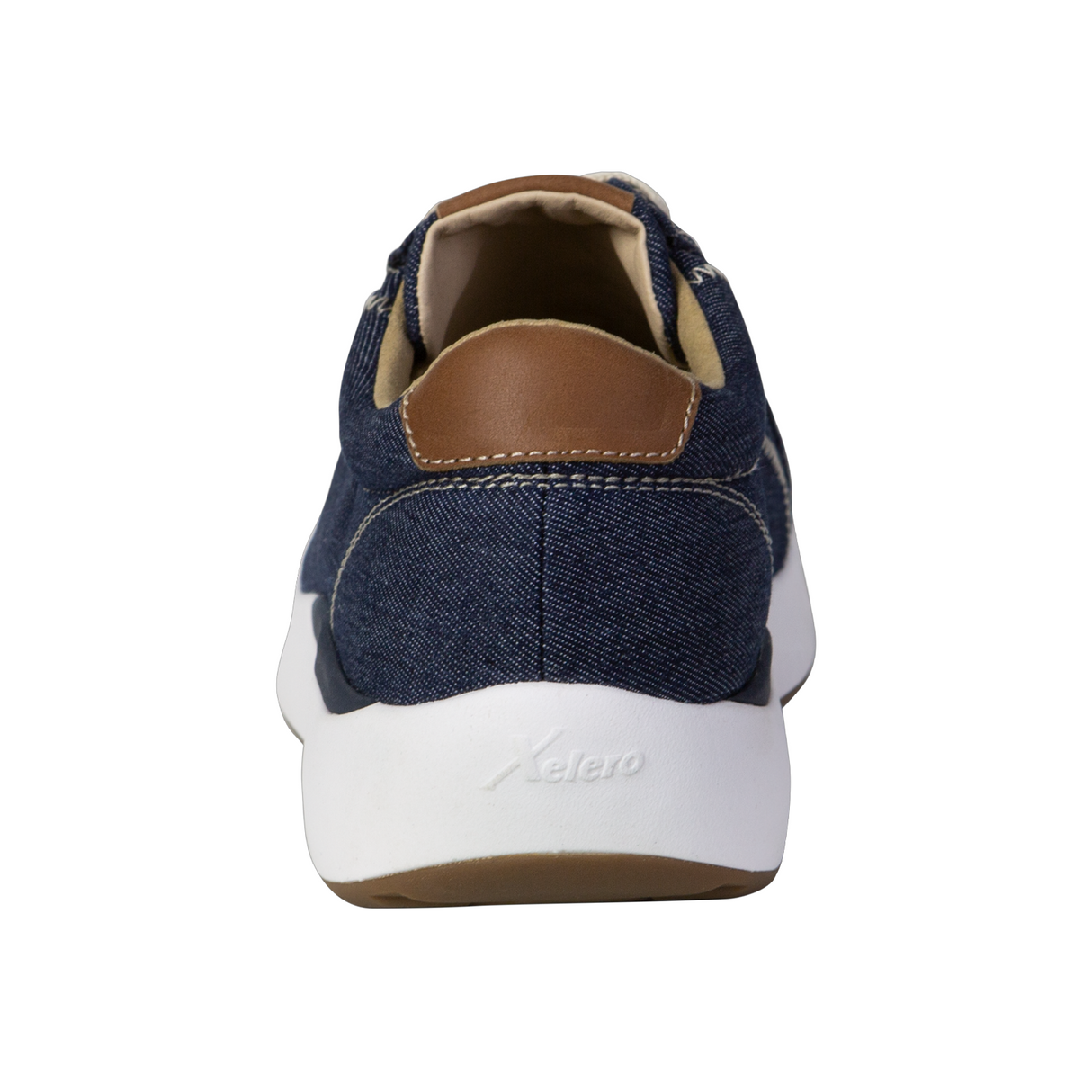 Xelero Heidi Walking Shoe (Women) - Navy Canvas Athletic - Casual - Lace Up - The Heel Shoe Fitters