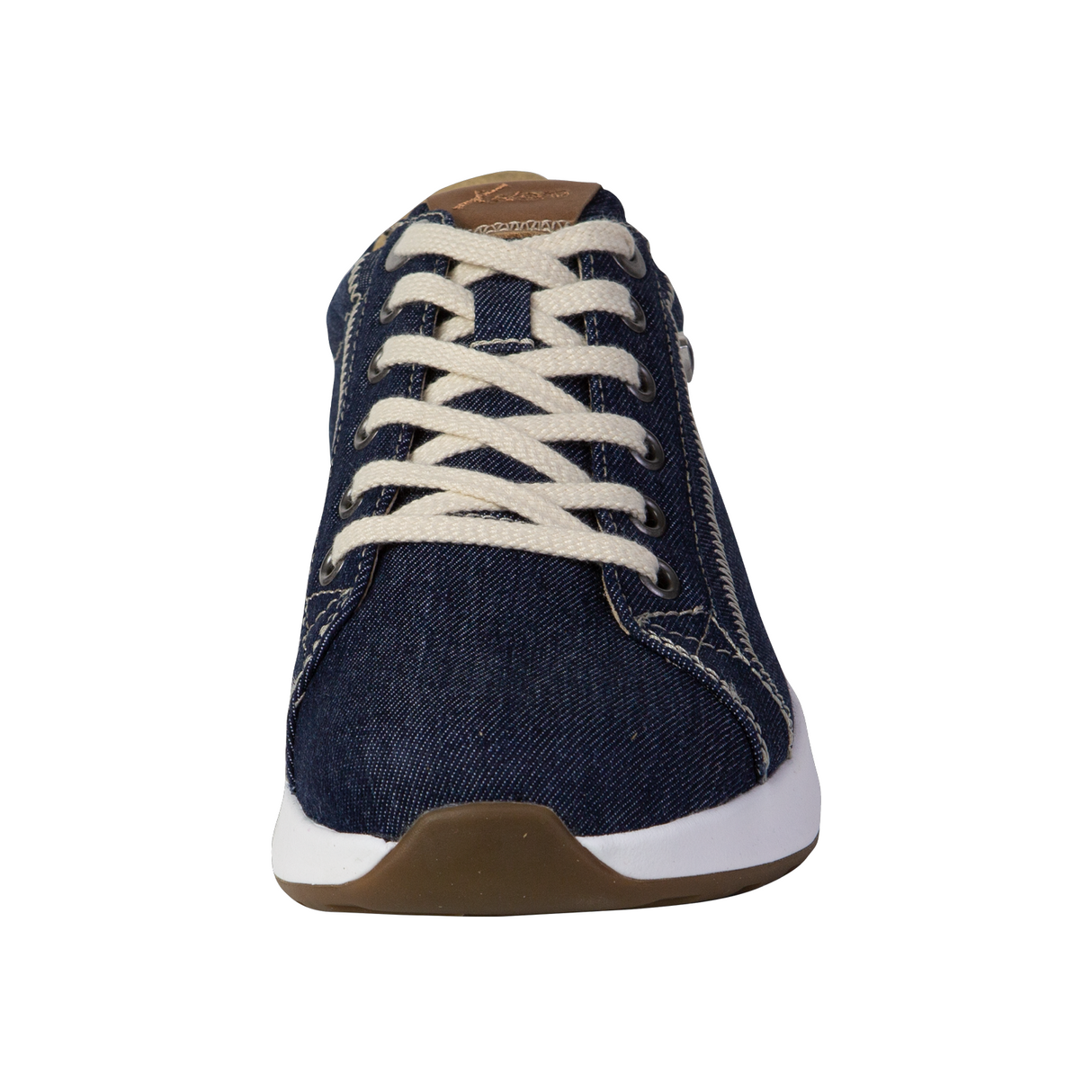 Xelero Heidi Walking Shoe (Women) - Navy Canvas Athletic - Casual - Lace Up - The Heel Shoe Fitters