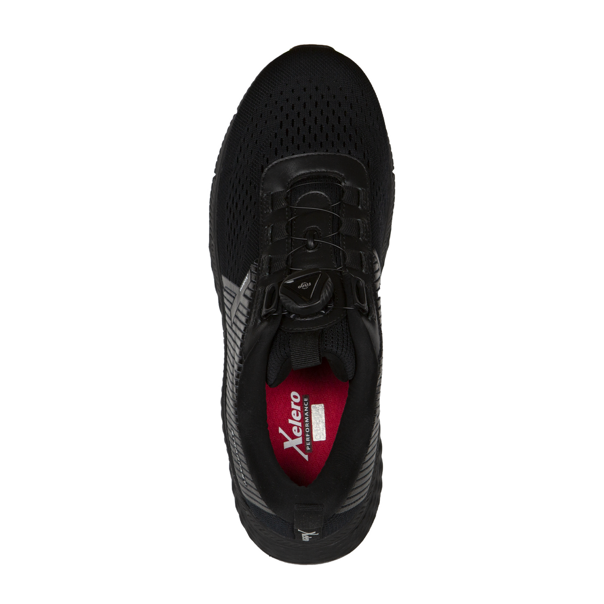 Xelero Steadfast Walking Shoe (Men) - Black FitGo Athletic - Running - Motion Control - The Heel Shoe Fitters