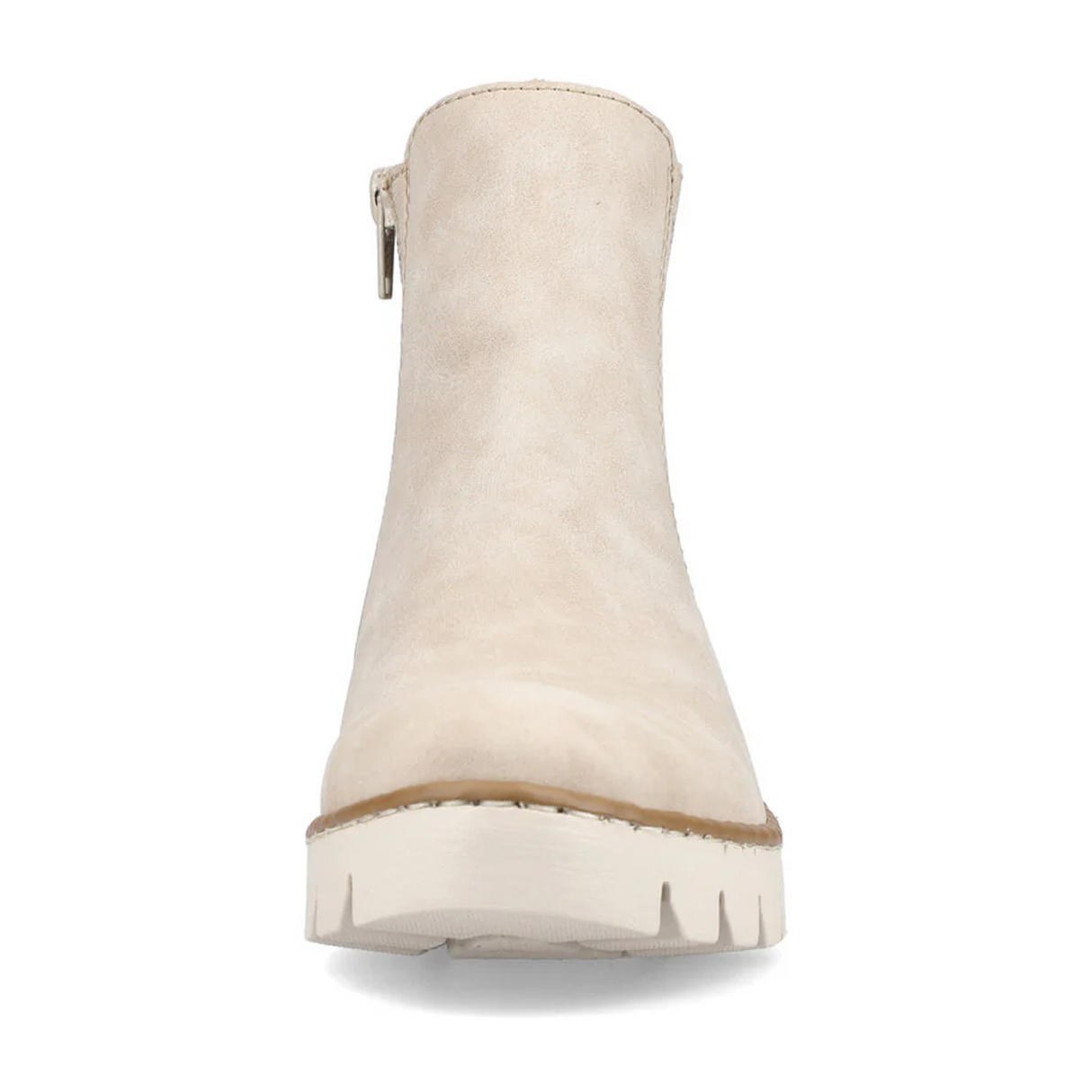 Rieker Prisca X5772-60 Chelsea Boot (Women) - Beige Boots - Casual - Mid - The Heel Shoe Fitters