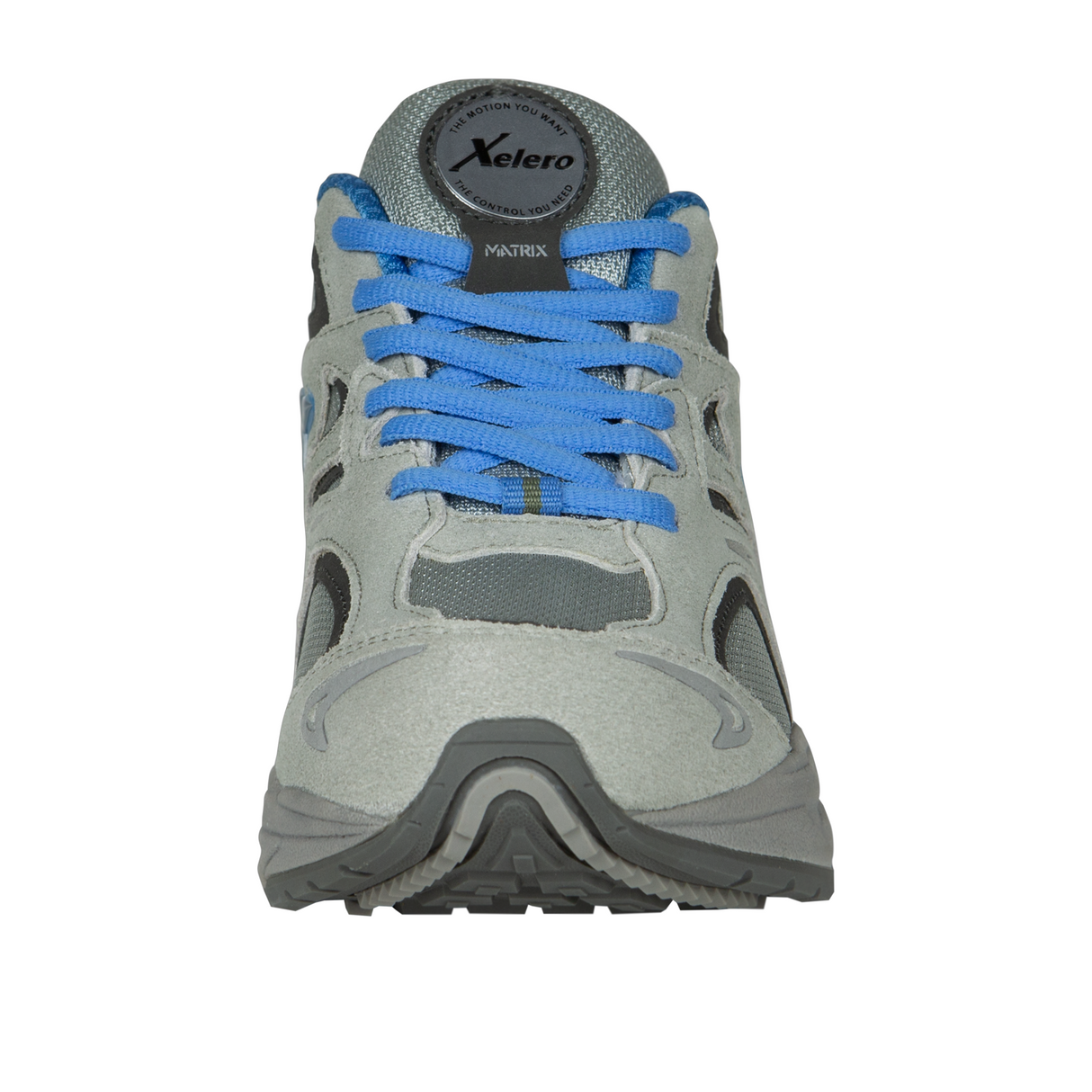 Xelero Matrix 2020 Walking Shoe (Women) - Grey/Coastal Blue Athletic - Running - Motion Control - The Heel Shoe Fitters
