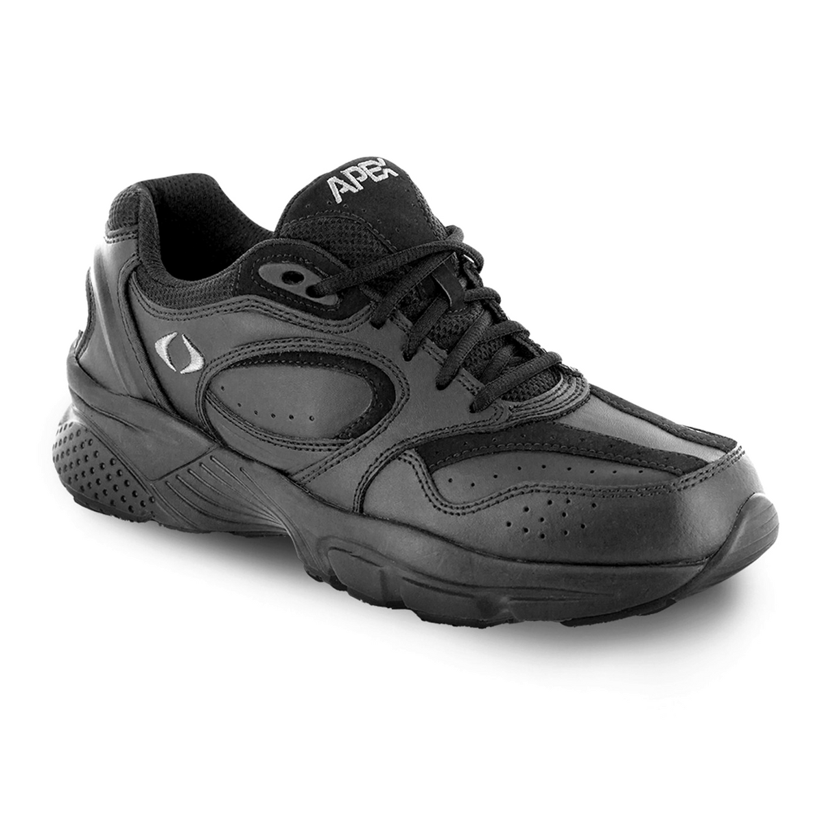 Apex X801 Lace Walker X-Last Walking Shoe (Men) - Black Athletic - Walking - The Heel Shoe Fitters