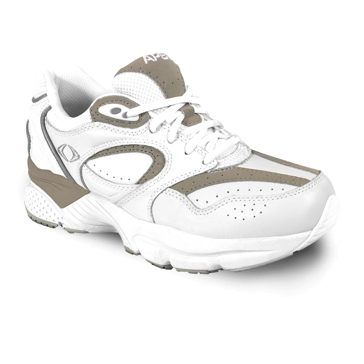 Apex X821 Lace Walker X-Last Walking Shoe (Men) - White Athletic - Walking - The Heel Shoe Fitters