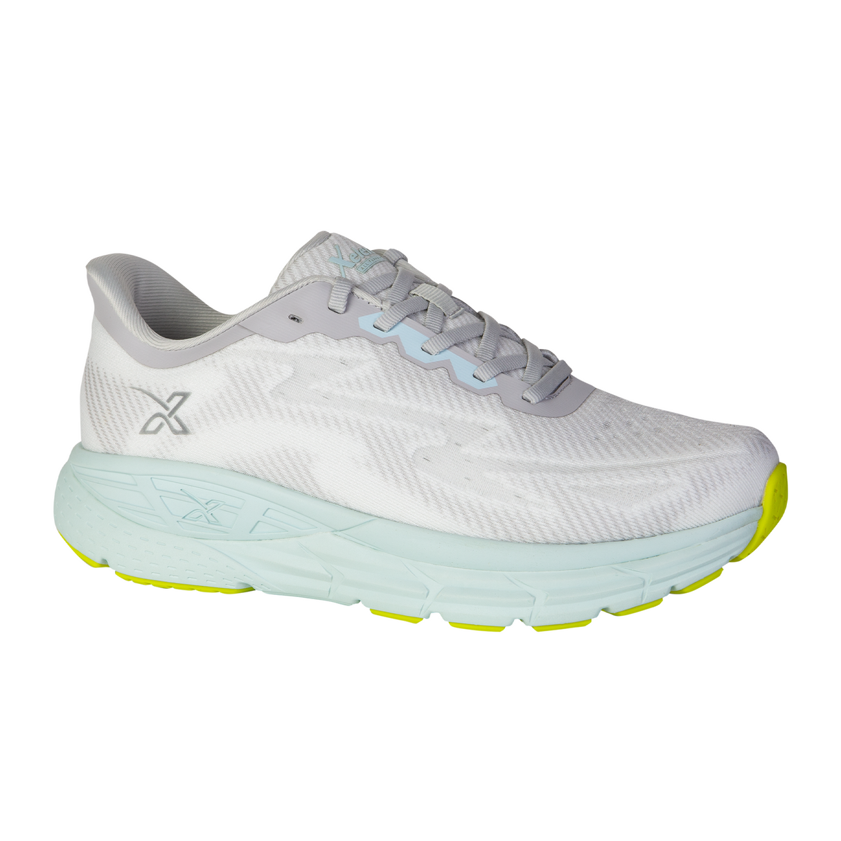 Xelero X-GPS Running Shoe (Women) - Silver Grey/Sky Blue Athletic - Running - Motion Control - The Heel Shoe Fitters