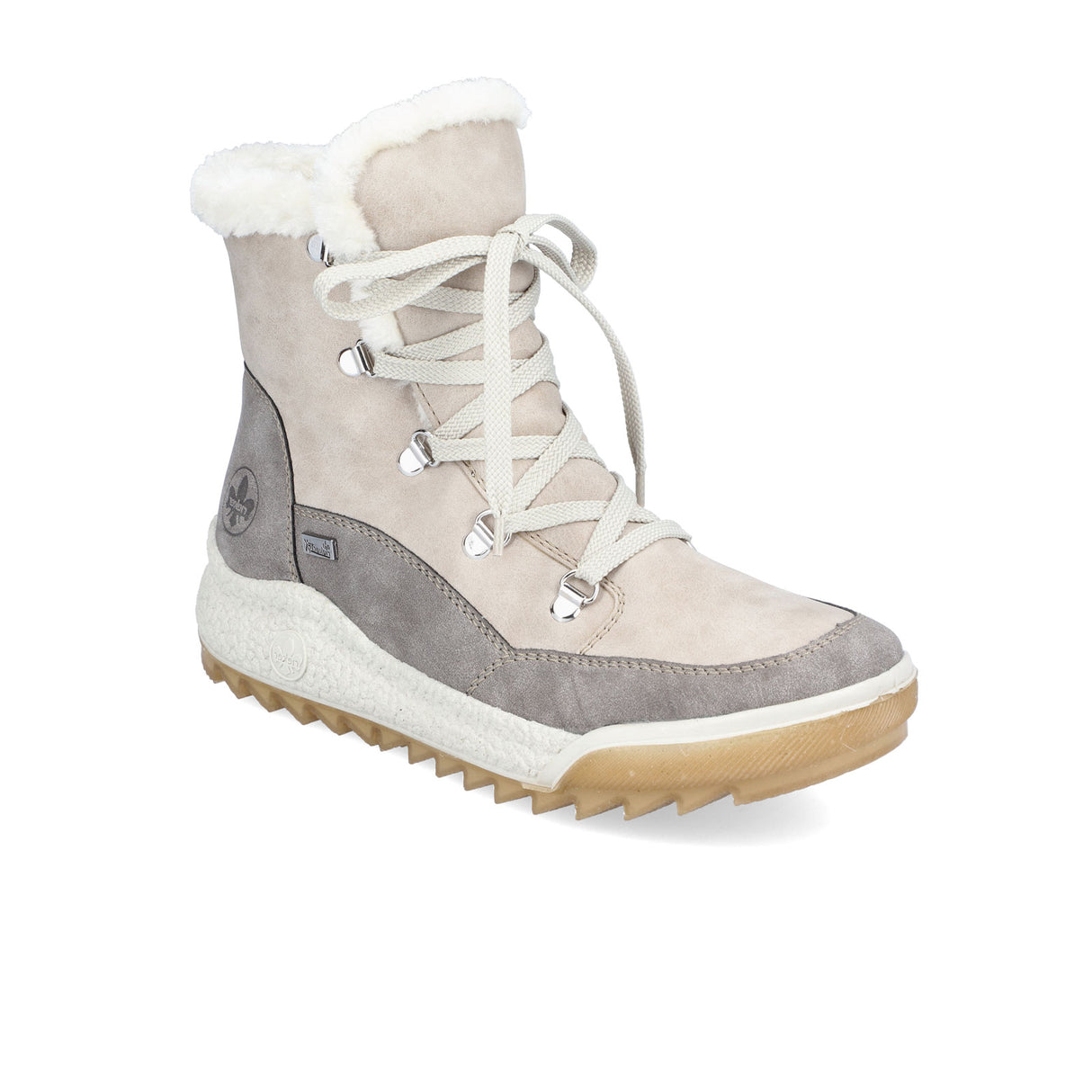 Rieker Aria Y4744-61 Mid Winter Boot (Women) - Grey/Mushroom Boots - Winter - Mid Boot - The Heel Shoe Fitters