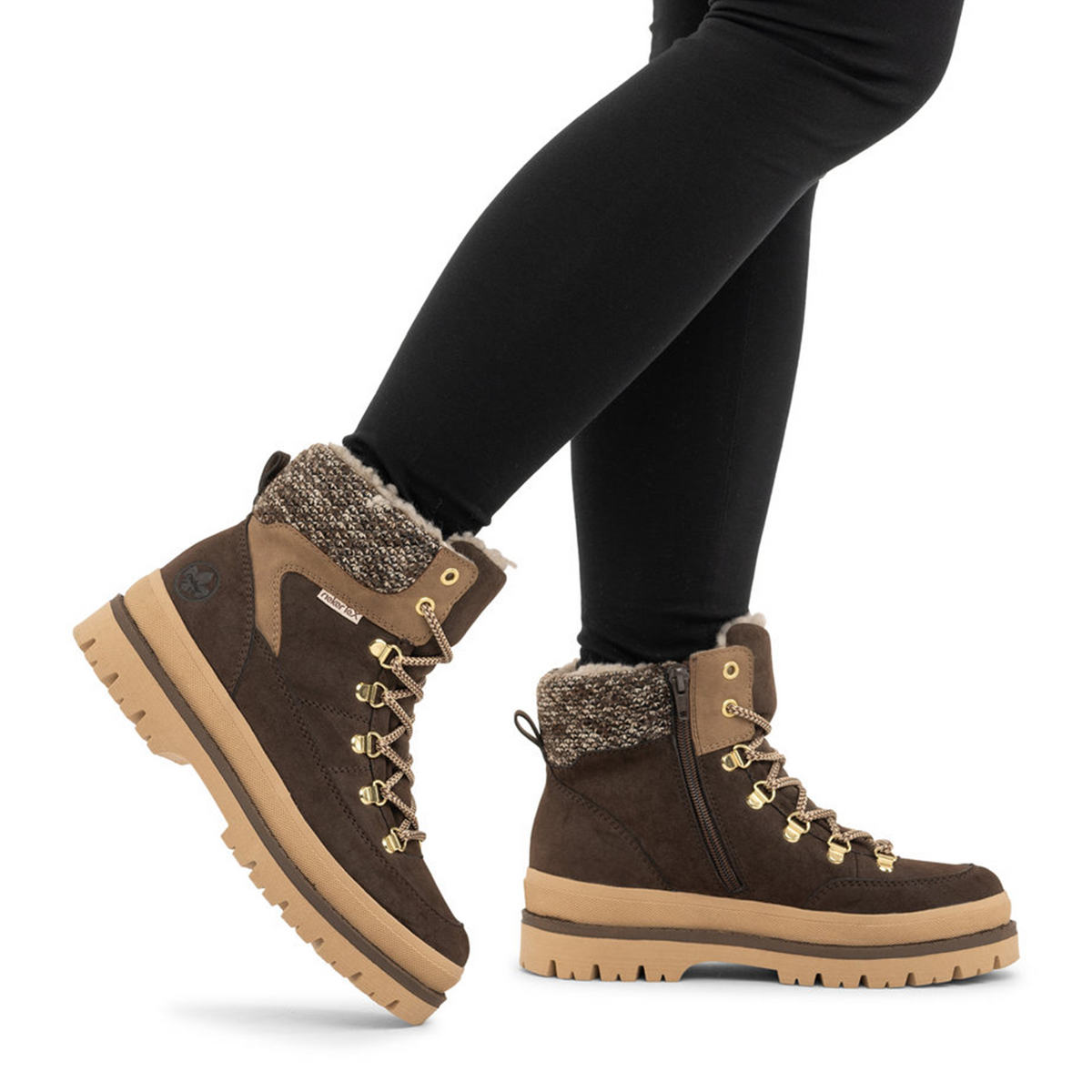 Rieker Trudie 10 Lace Up Boot (Women) - Rancho/Oat