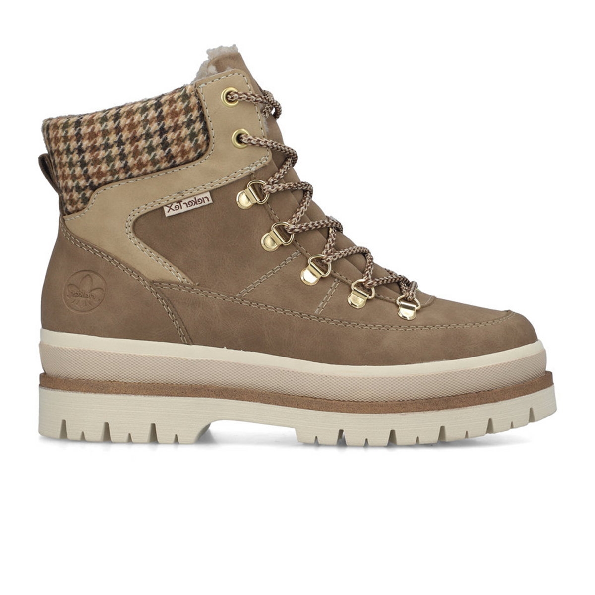 Rieker Trudie 10 Lace Up Boot (Women) - Fango/Porzellan