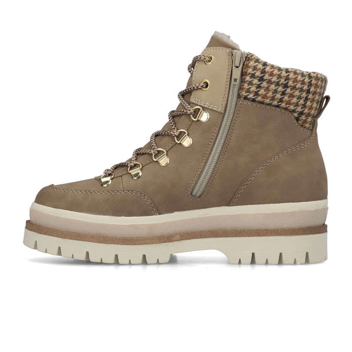 Rieker Trudie 10 Lace Up Boot (Women) - Fango/Porzellan