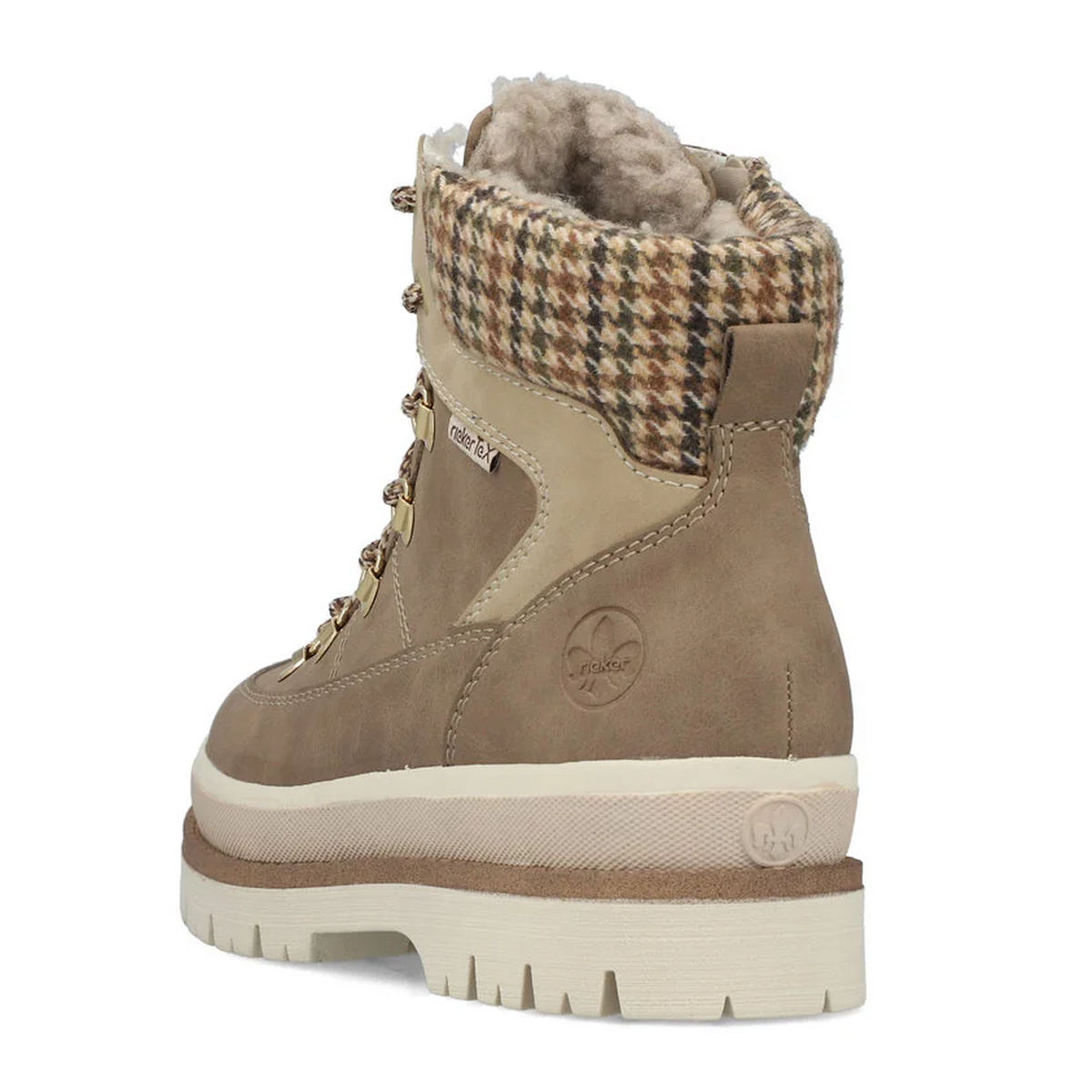 Rieker Trudie 10 Lace Up Boot (Women) - Fango/Porzellan