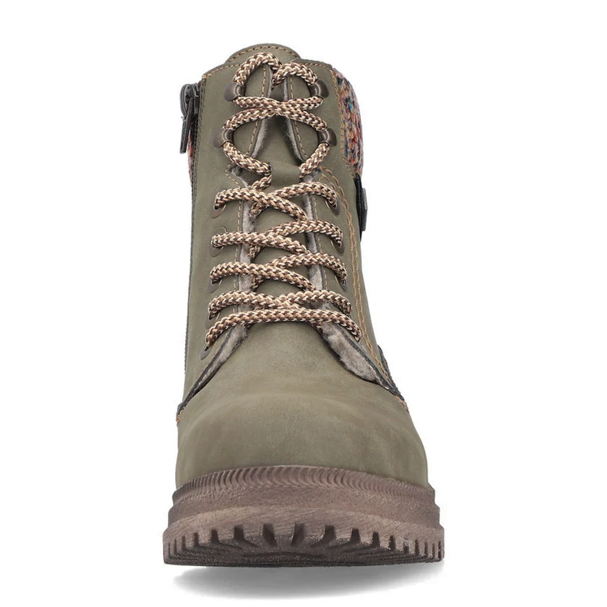 Rieker Thalia 21 Lace Up Boot (Women) - Fjord/Havanna