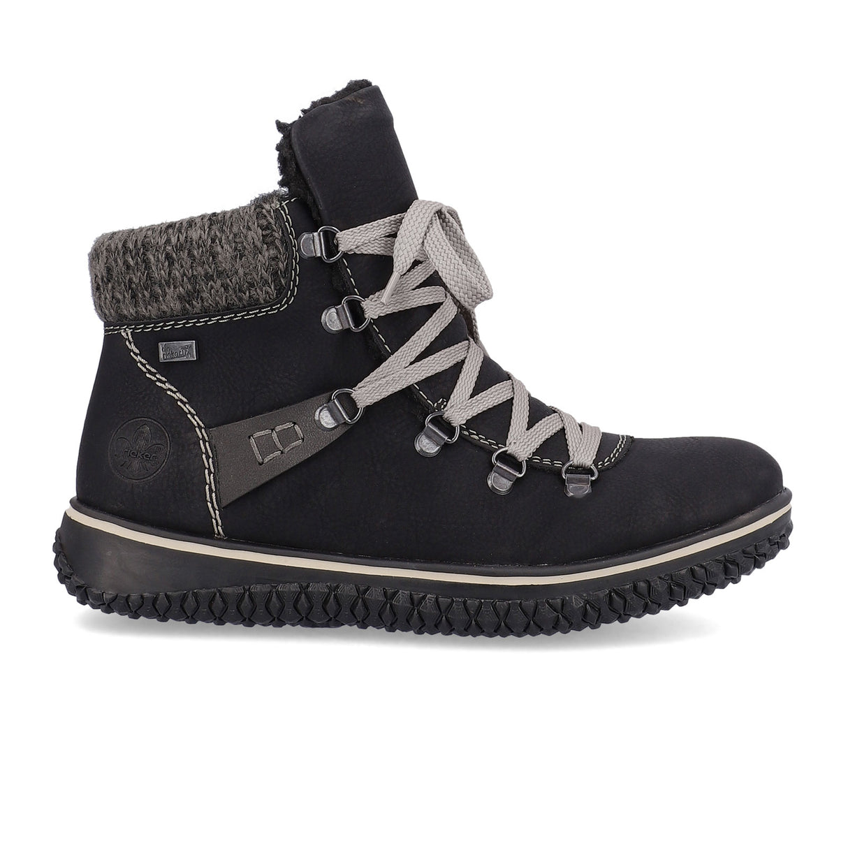 Rieker Cordula Z4238-00 Mid Boot (Women) - Schwarz/Anthrazit/Anthracite Boots - Fashion - Mid Boot - The Heel Shoe Fitters