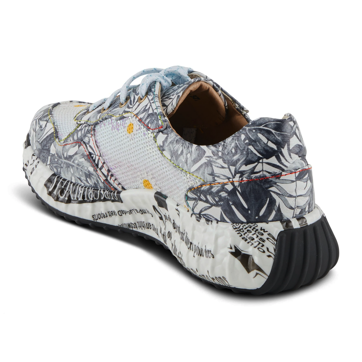 L'Artiste Zingy Sneaker (Women) - Grey Multi Athletic - Casual - Lace Up - The Heel Shoe Fitters