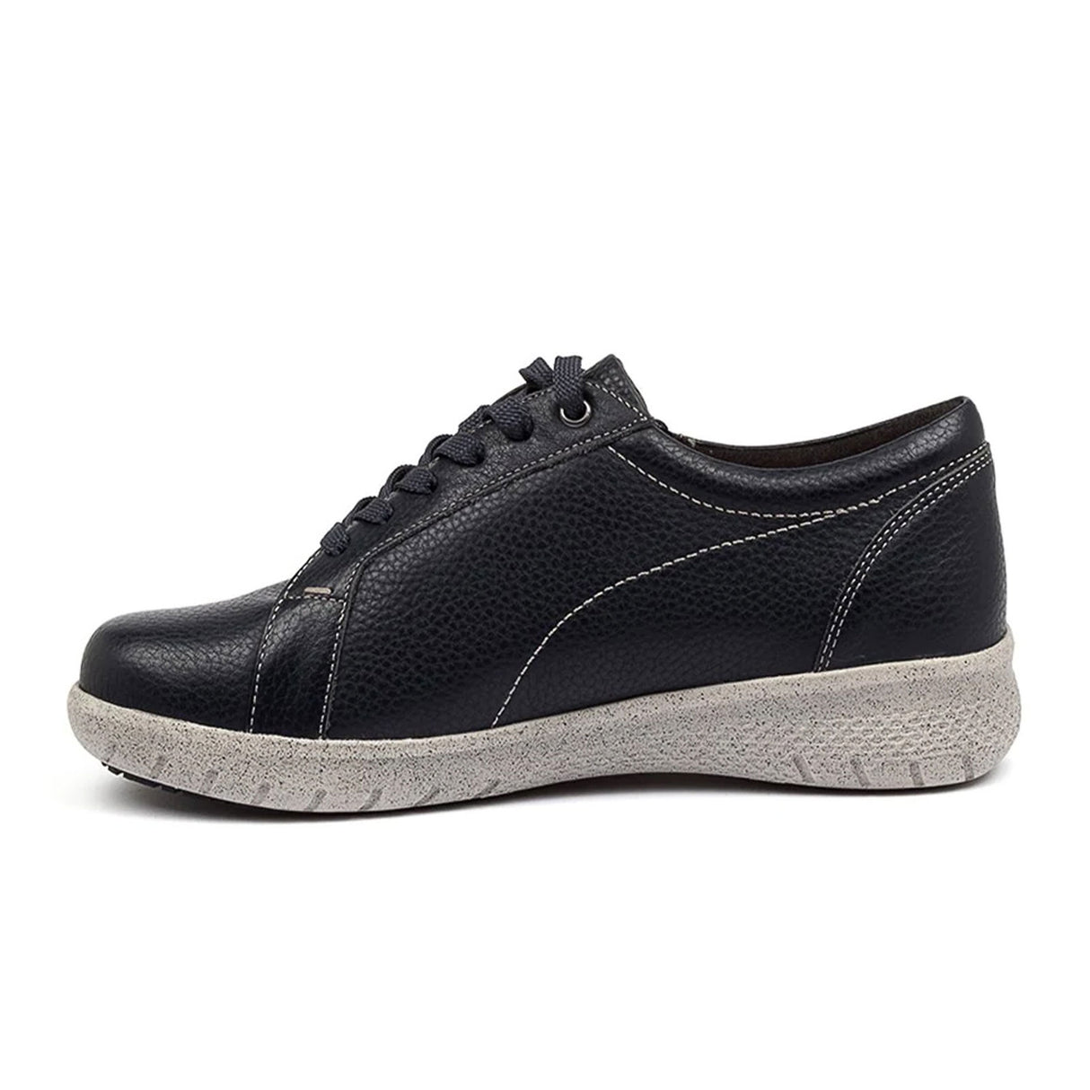 Ziera Solar XF Sneaker (Women) - Ink Leather Athletic - Casual - Lace Up - The Heel Shoe Fitters