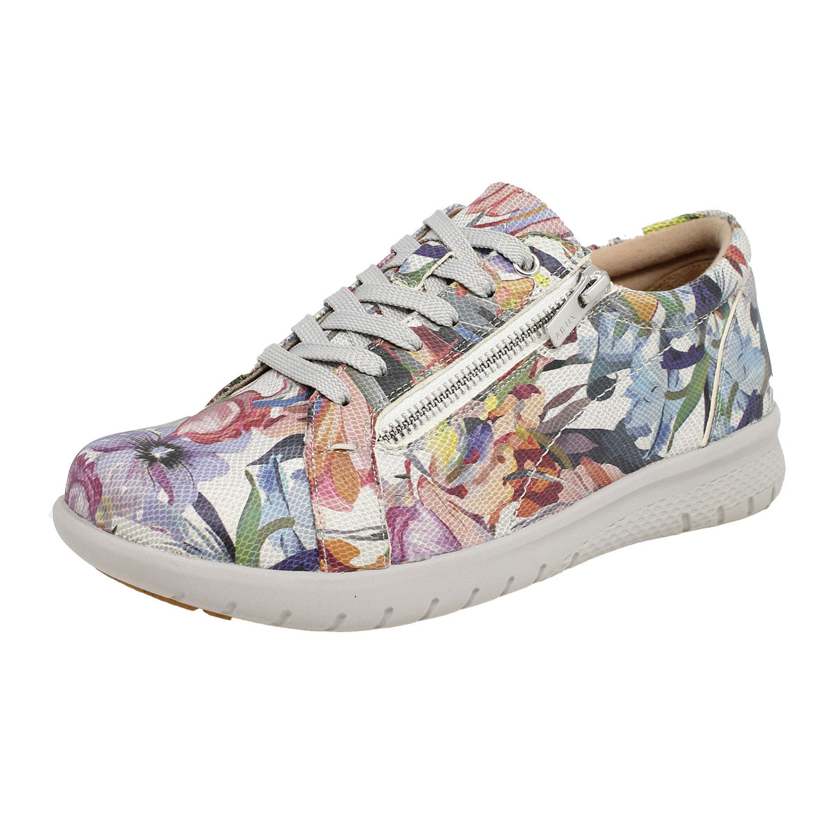 Ziera Solar XF Sneaker (Women) - Blue/Silver Multi Athletic - Casual - Lace Up - The Heel Shoe Fitters