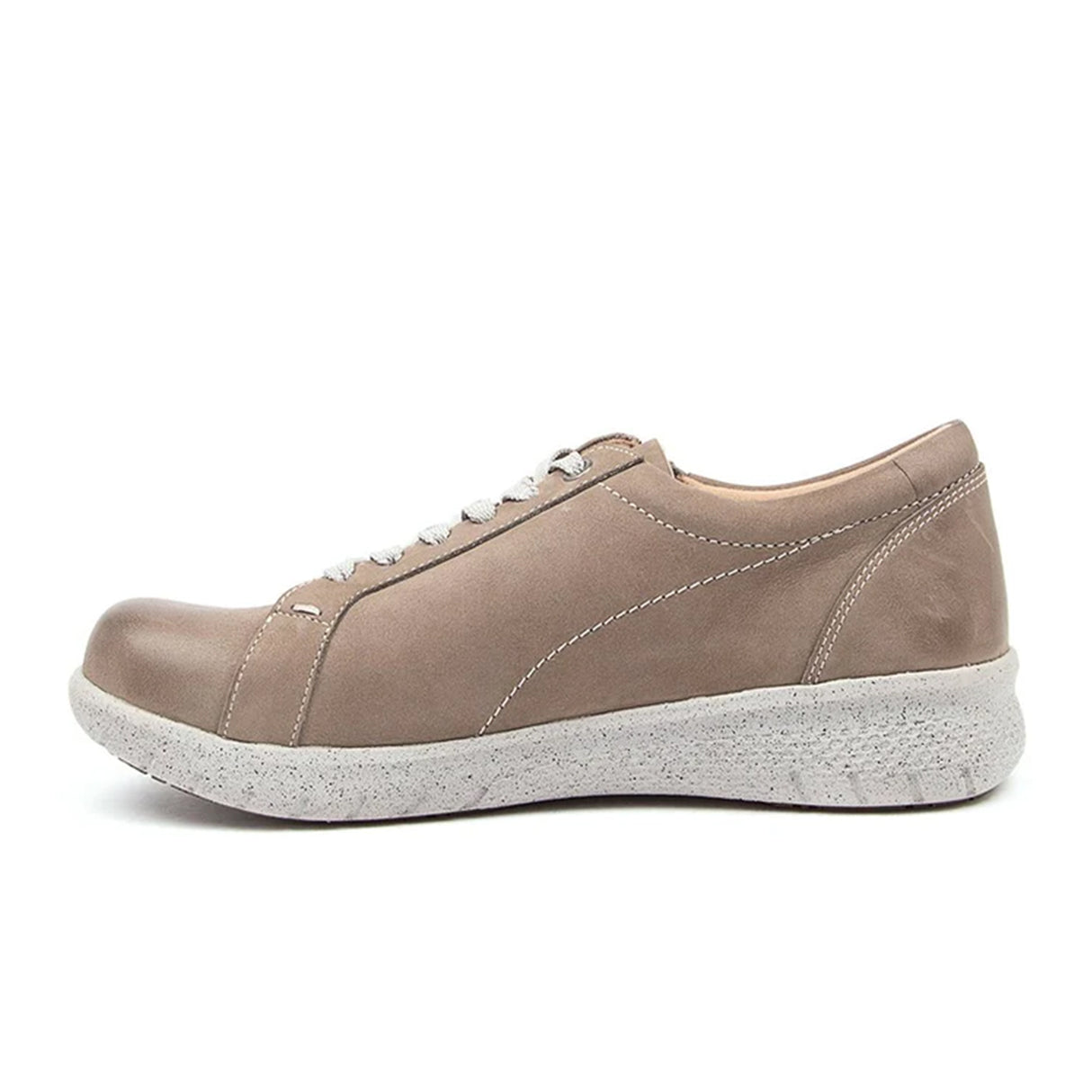 Ziera Solar XF Sneaker (Women) - Taupe Leather Athletic - Casual - Lace Up - The Heel Shoe Fitters
