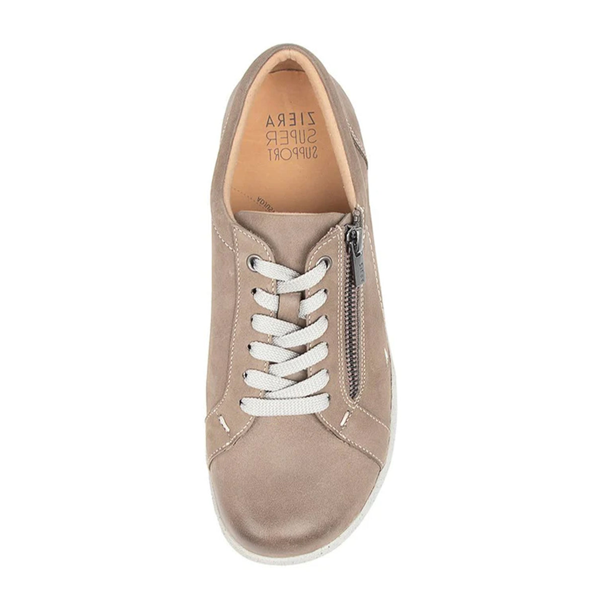 Ziera Solar XF Sneaker (Women) - Taupe Leather Athletic - Casual - Lace Up - The Heel Shoe Fitters