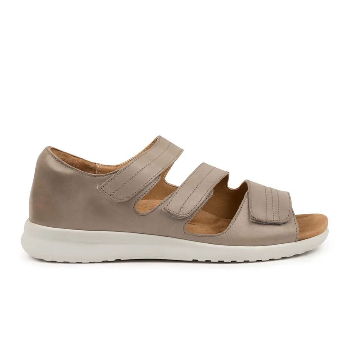 Ziera Bardot Wide Sandal (Women) - Misty/White Sole Sandal - Active - The Heel Shoe Fitters