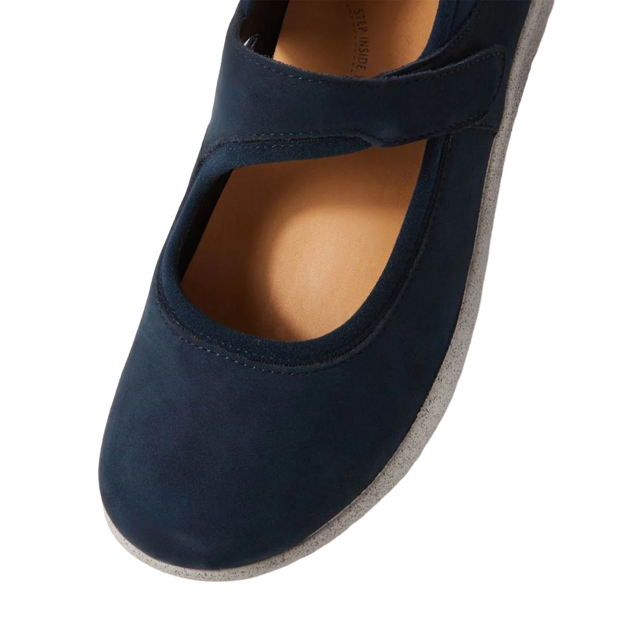 Ziera Silvani Mary Jane (Women) - Navy Nubuck/Navy Neoprene