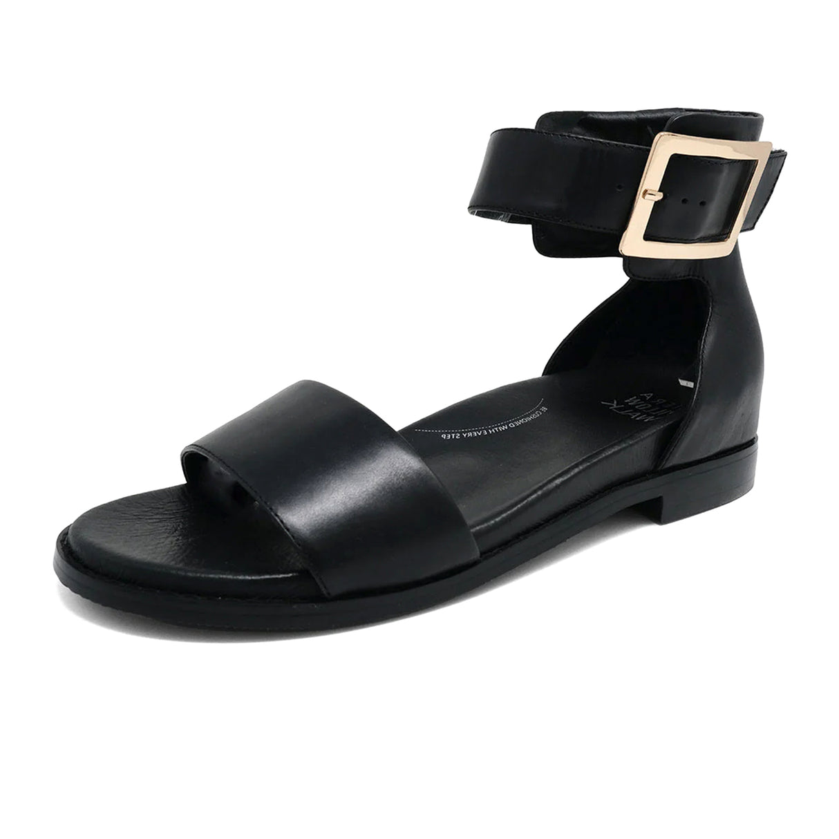 Ziera Juzy Backstrap Sandal (Women) - Black Sandal - Backstrap - The Heel Shoe Fitters